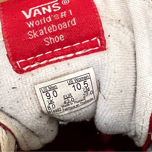 Vans Original Sk8 Hi / High Top Shoes - Picante - Picture 9 of 9